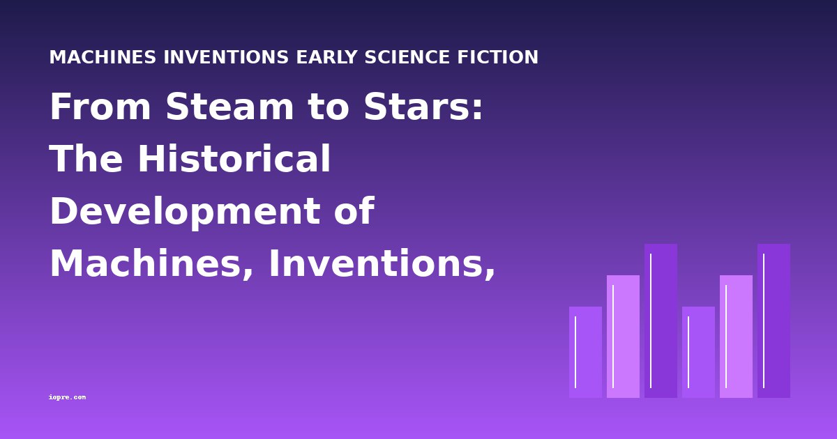 From Steam to Stars: The Historical Development of Machines, Inventions, and Early Science Fiction