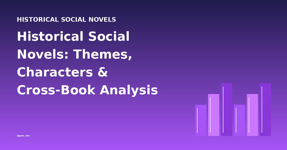 Historical Social Novels: Themes, Characters & Cross-Book Analysis