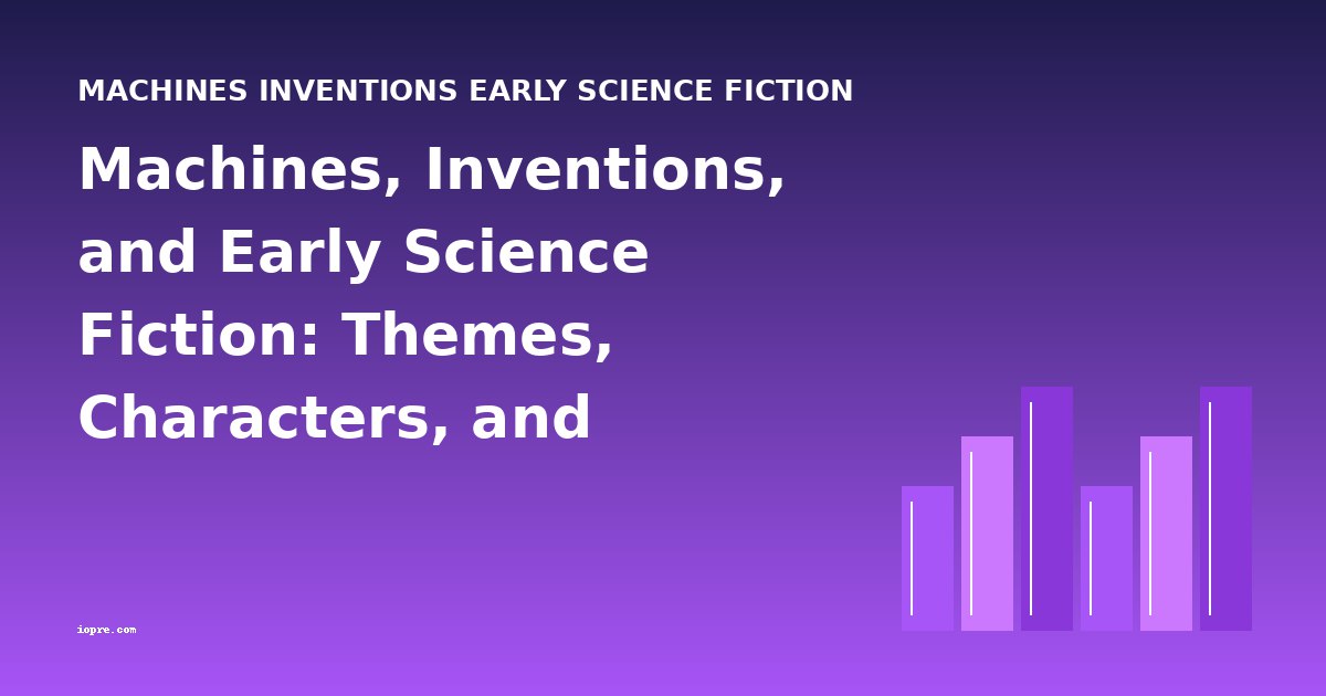 Machines, Inventions, and Early Science Fiction: Themes, Characters, and Cross-Book Analysis