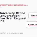 University Office Conversation Practice: Request and Reply Examples